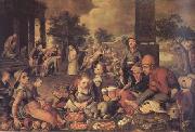 Pieter Aertsen Christ and the Adulteress (mk14) Sweden oil painting reproduction